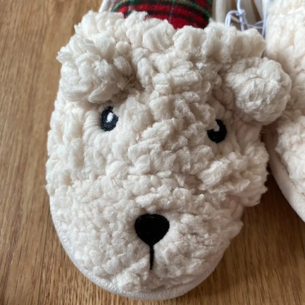 Wondershop Kid's Bear Plaid Slippers